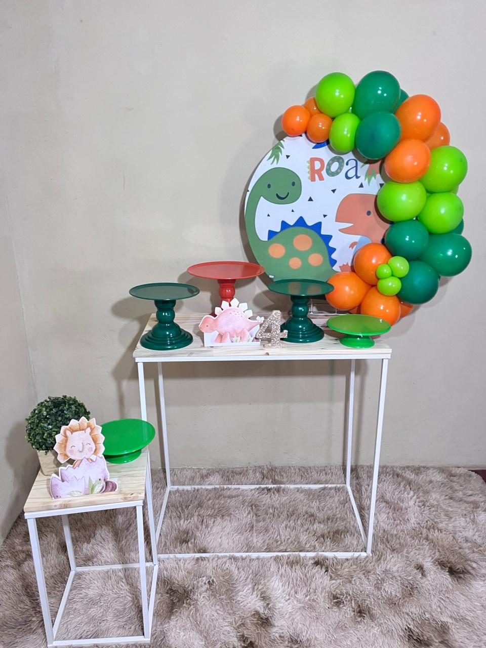 Dino Baby  - Mini Festa - Kit Comemore - PEGUE E MONTE CATALAGO VEM FESTEJAR PALMAS