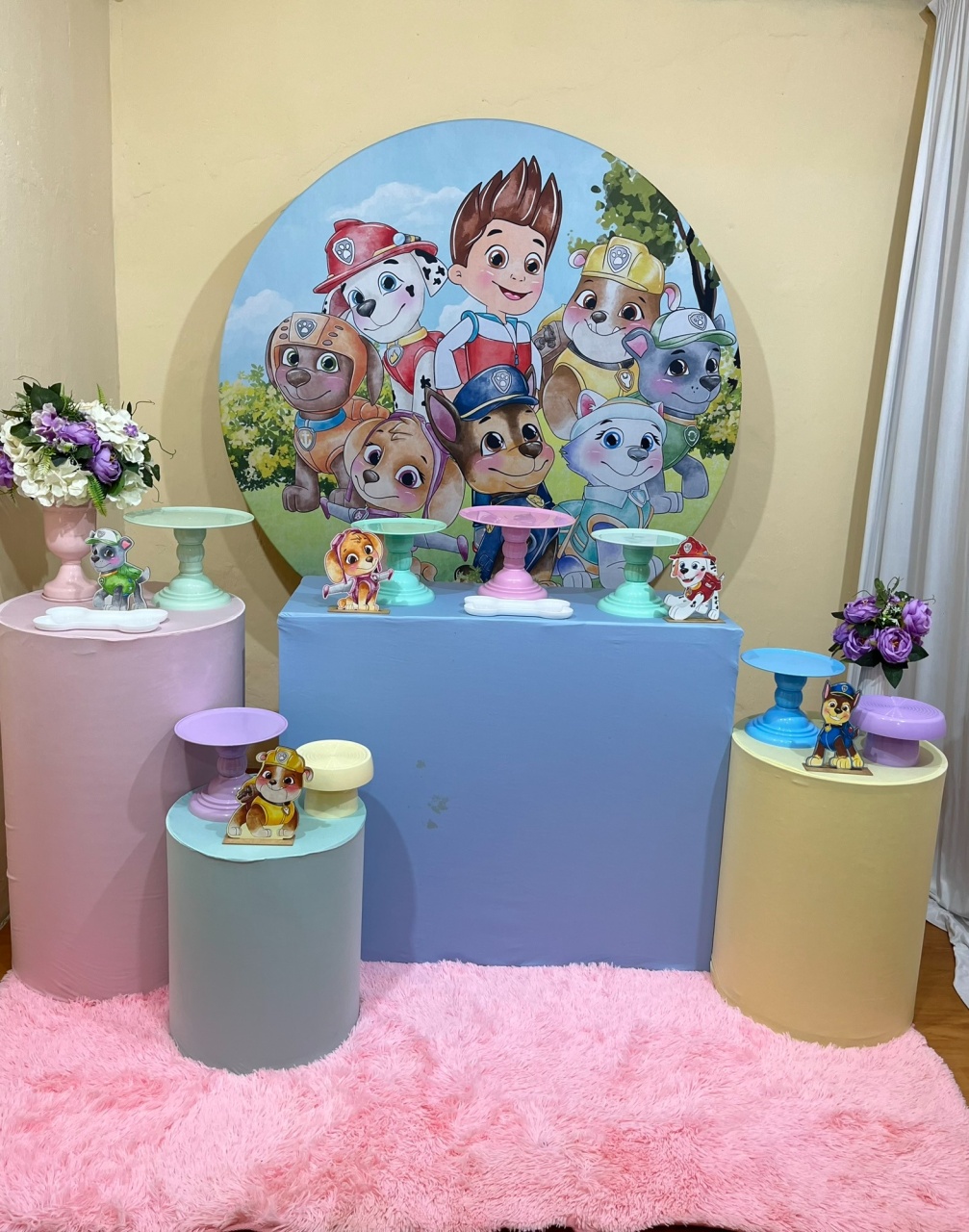 Patrulha Canina Candy - Completa - Kit Comemore 2 - PEGUE E MONTE CATALAGO VEM FESTEJAR PALMAS