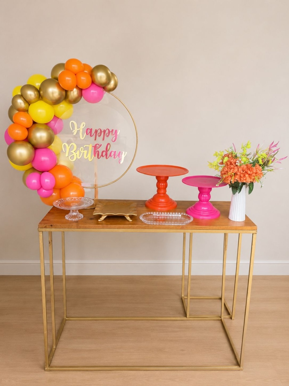 Happy Birthday - Mini Festa - Kit Comemore - PEGUE E MONTE CATALAGO VEM FESTEJAR PALMAS