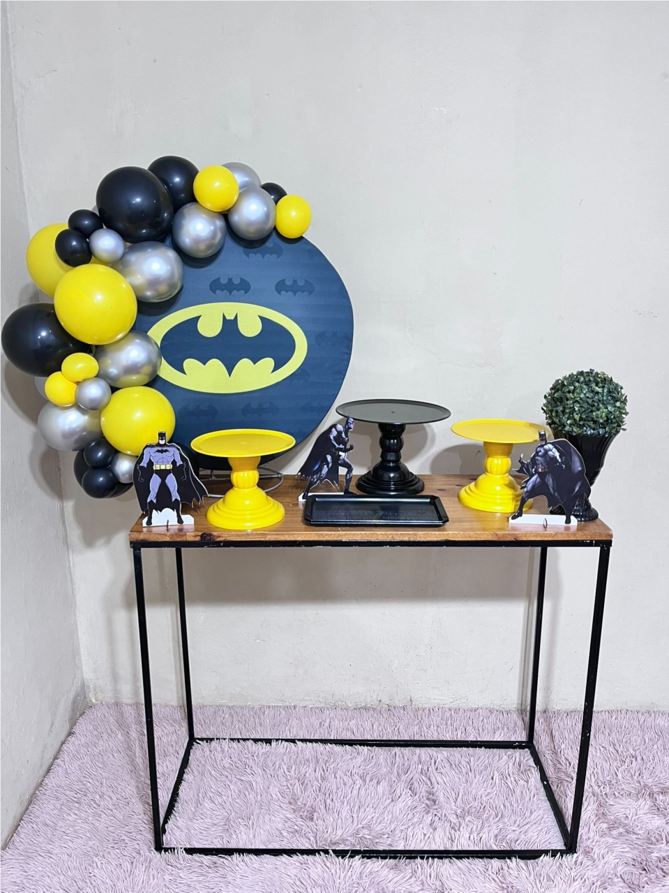 Batman - Mini Festa - Kit Comemore - PEGUE E MONTE CATALAGO VEM FESTEJAR PALMAS