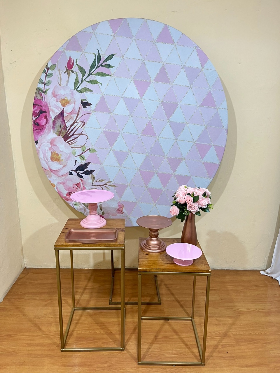Floral Rosa Delicado 1 - Festa Completa  - Parabéns  - PEGUE E MONTE CATALAGO VEM FESTEJAR PALMAS