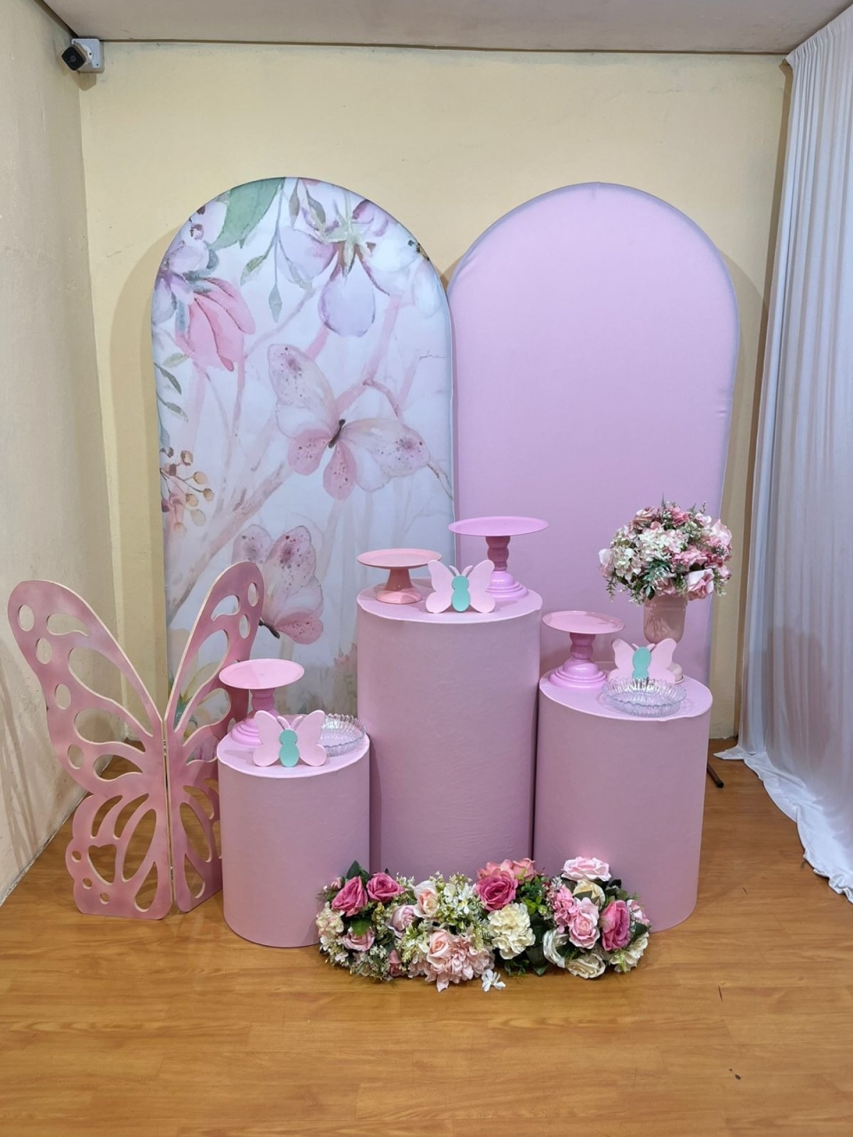 Jardim das Borboletas Rosa Romano - Festa Completa - Kit Comemore - PEGUE E MONTE CATALAGO VEM FESTEJAR PALMAS
