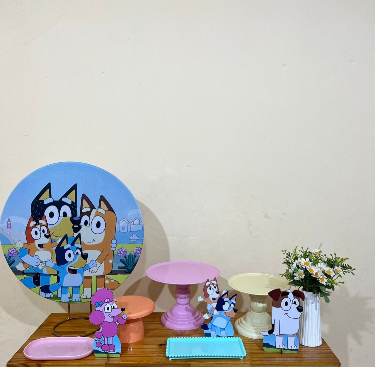 Blue E Bingo - Mini Festa - Kit Parabéns - PEGUE E MONTE CATALAGO VEM FESTEJAR PALMAS