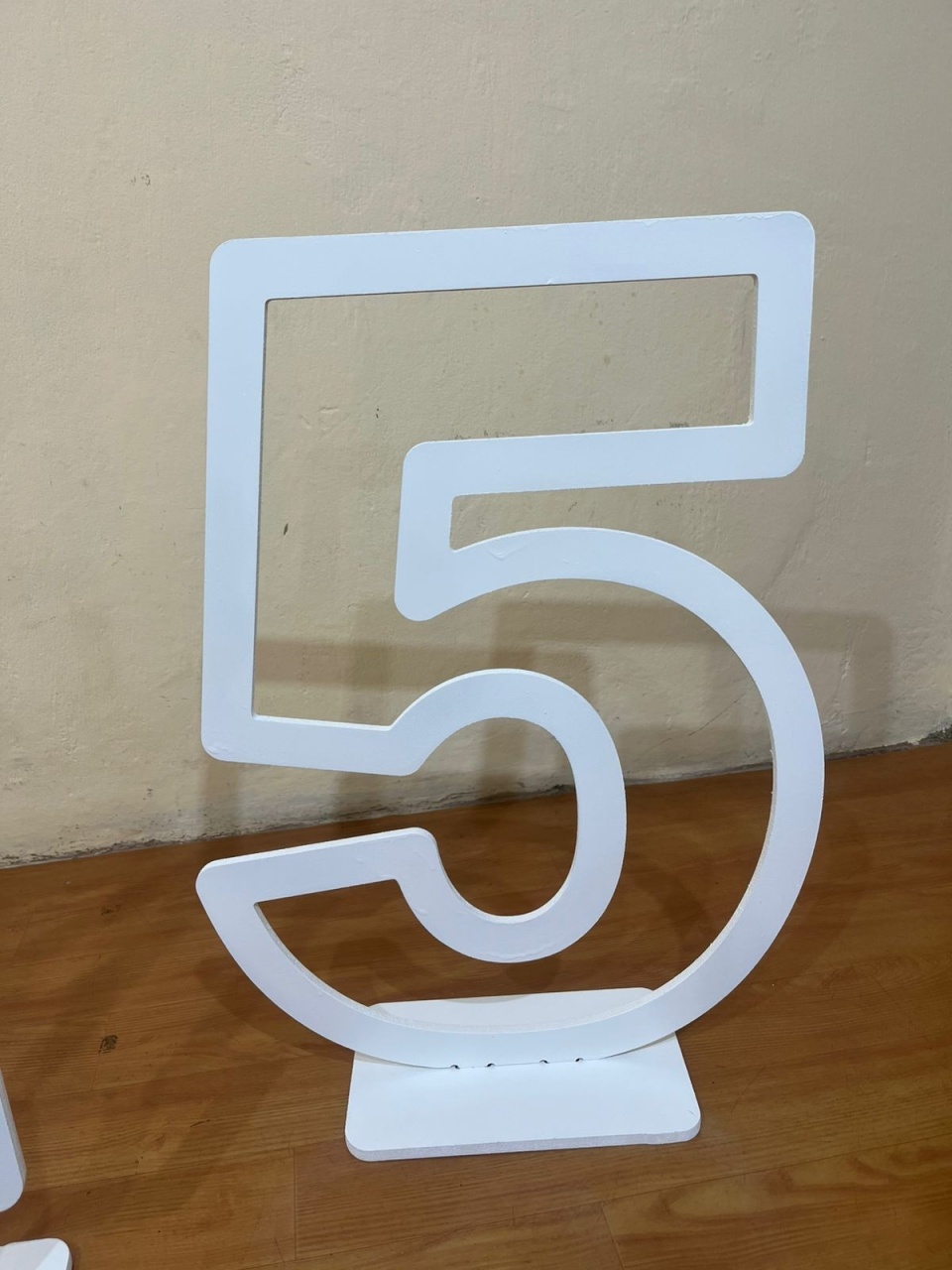 Numero 5 Mdf Branco  - PEGUE E MONTE CATALAGO VEM FESTEJAR PALMAS
