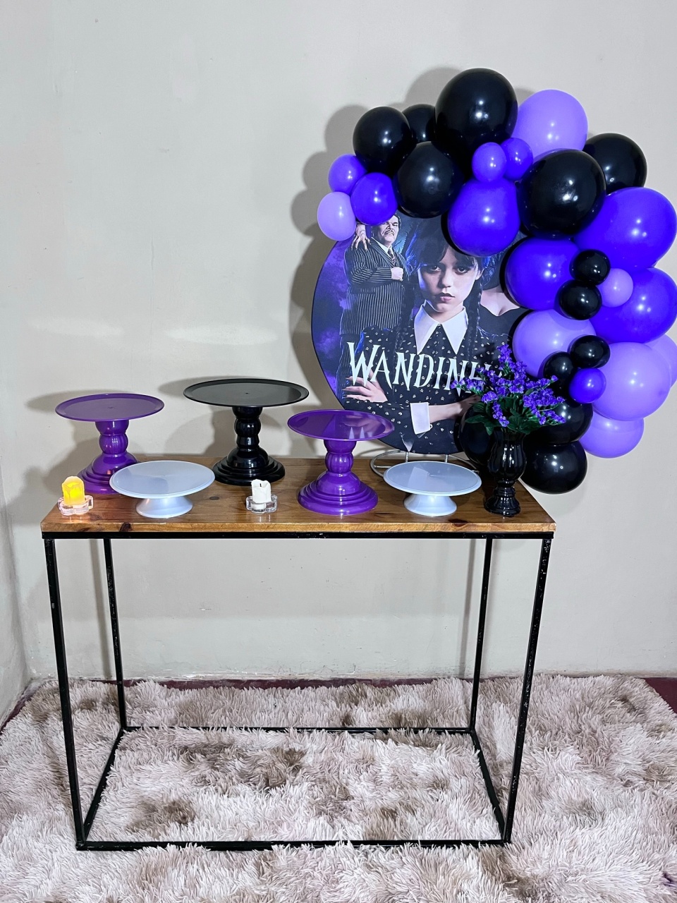 Wandinha - Mini Festa - Kit Comemore - PEGUE E MONTE CATALAGO VEM FESTEJAR PALMAS