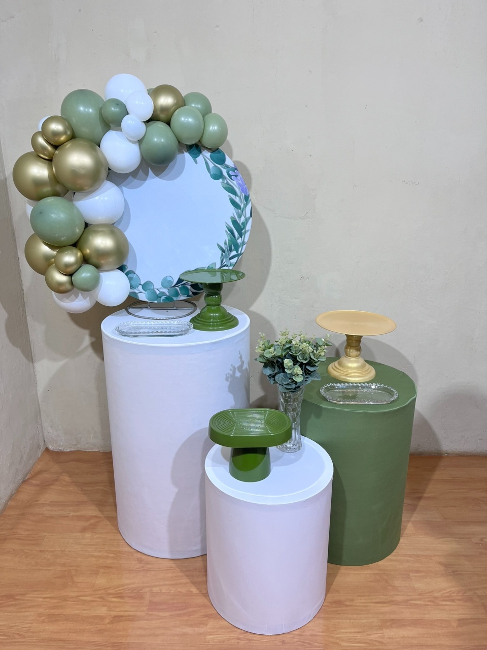 Verde Eucalipto - Mini Festa - Kit Festão - PEGUE E MONTE CATALAGO VEM FESTEJAR PALMAS