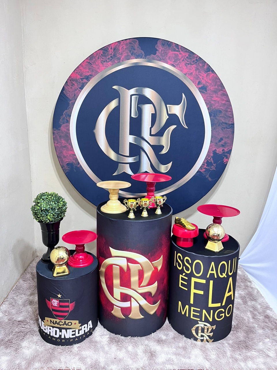 Flamengo - Festa Completa - Kit Festejar  - PEGUE E MONTE CATALAGO VEM FESTEJAR PALMAS