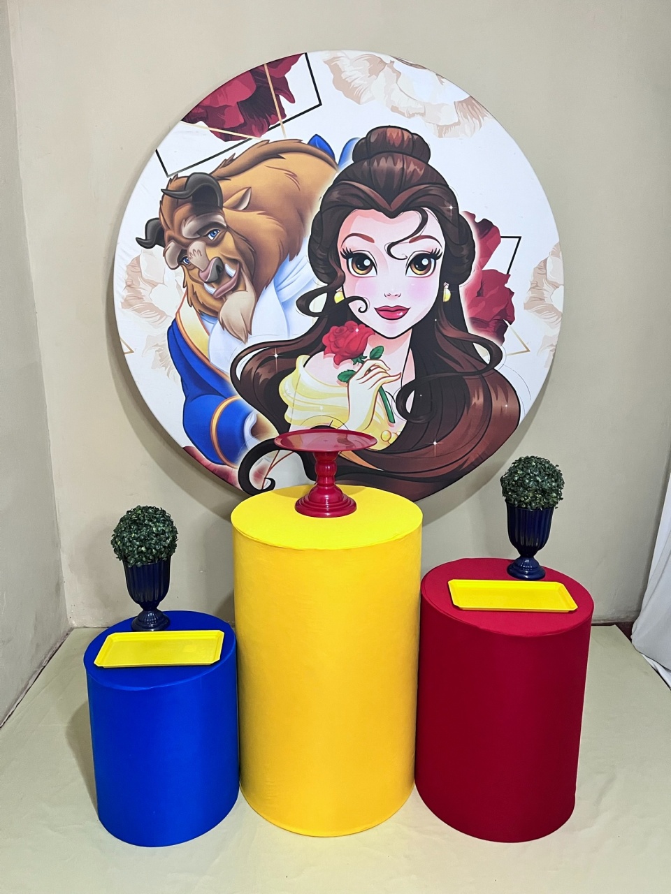 Princesa Bela E A Fera - Festa Completa - Kit Parabéns - PEGUE E MONTE CATALAGO VEM FESTEJAR PALMAS