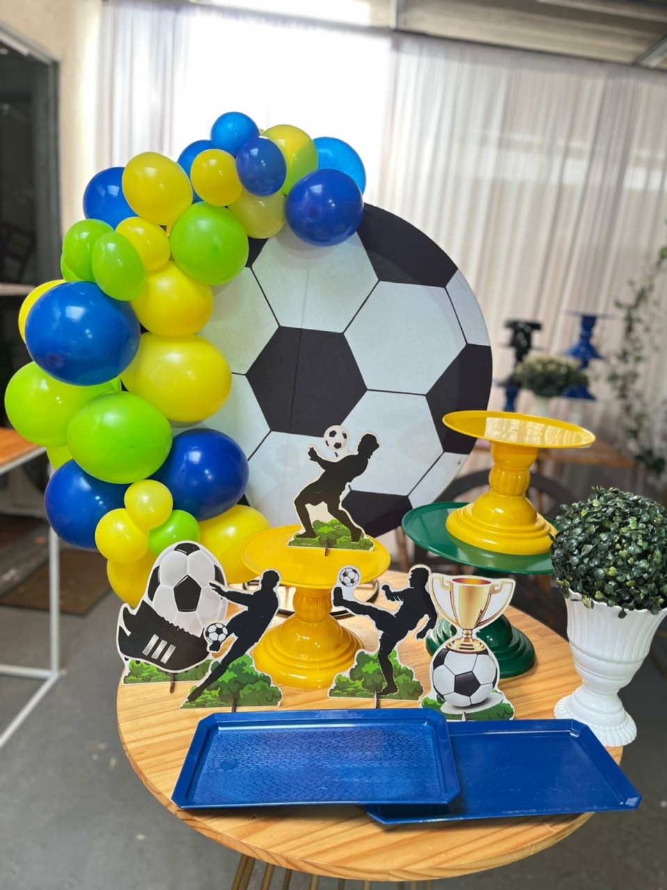 Copa Do Mundo Futebol Bola - Mini Festa - Kit Festejar - PEGUE E MONTE CATALAGO VEM FESTEJAR PALMAS