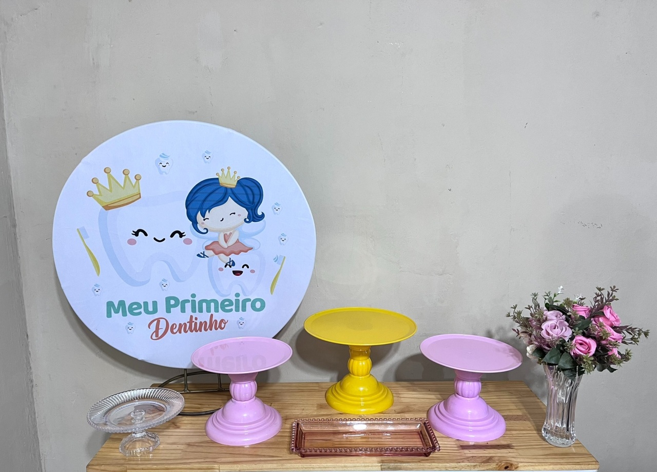 Meu Primeiro Dentinho - Mini Festa - Kit Festejar - PEGUE E MONTE CATALAGO VEM FESTEJAR PALMAS