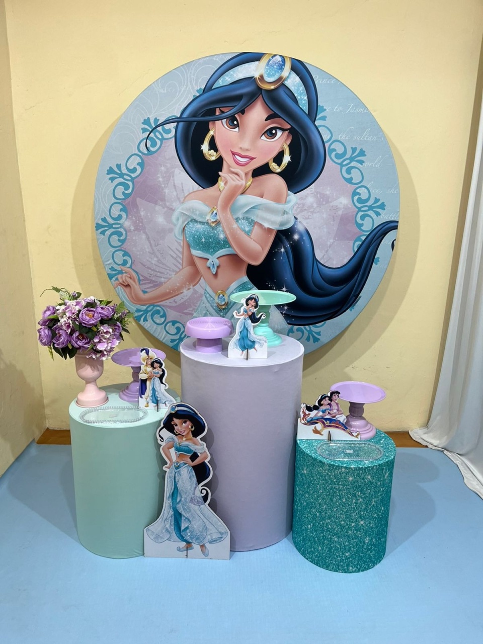 Jasmine - Festa Completa - Kit Festejar - PEGUE E MONTE CATALAGO VEM FESTEJAR PALMAS