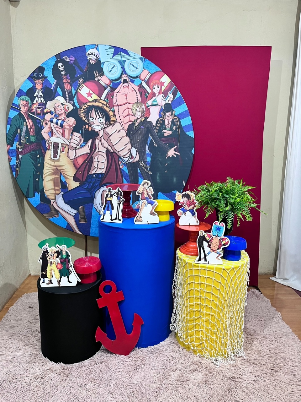 Festa Completa - One Piece - Kit Comemore 1 - PEGUE E MONTE CATALAGO VEM FESTEJAR PALMAS