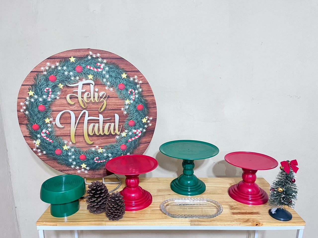 Mini Festa - Kit Parabéns - Decorações Natalinas - 2025  - PEGUE E MONTE CATALAGO VEM FESTEJAR PALMAS