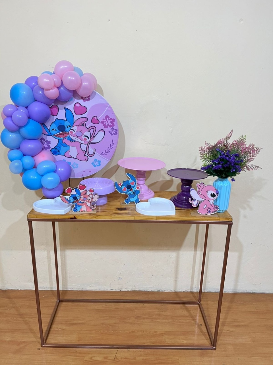 Stitch E Angel  - Mini Festa - Kit Comemore - PEGUE E MONTE CATALAGO VEM FESTEJAR PALMAS