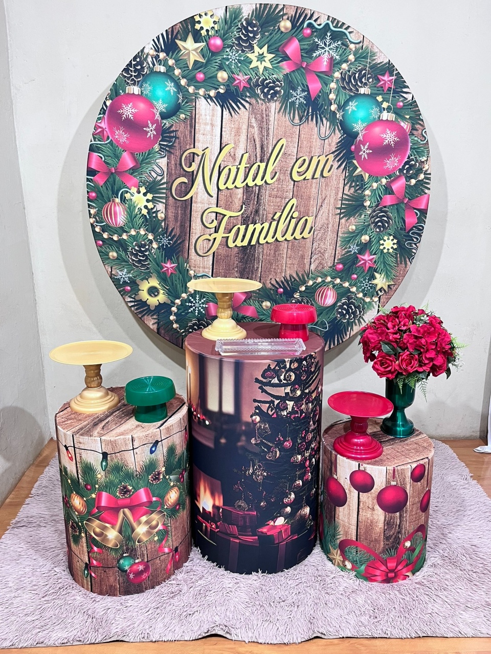 Decorações Natalinas - 2025  - Kit Festejar - PEGUE E MONTE CATALAGO VEM FESTEJAR PALMAS