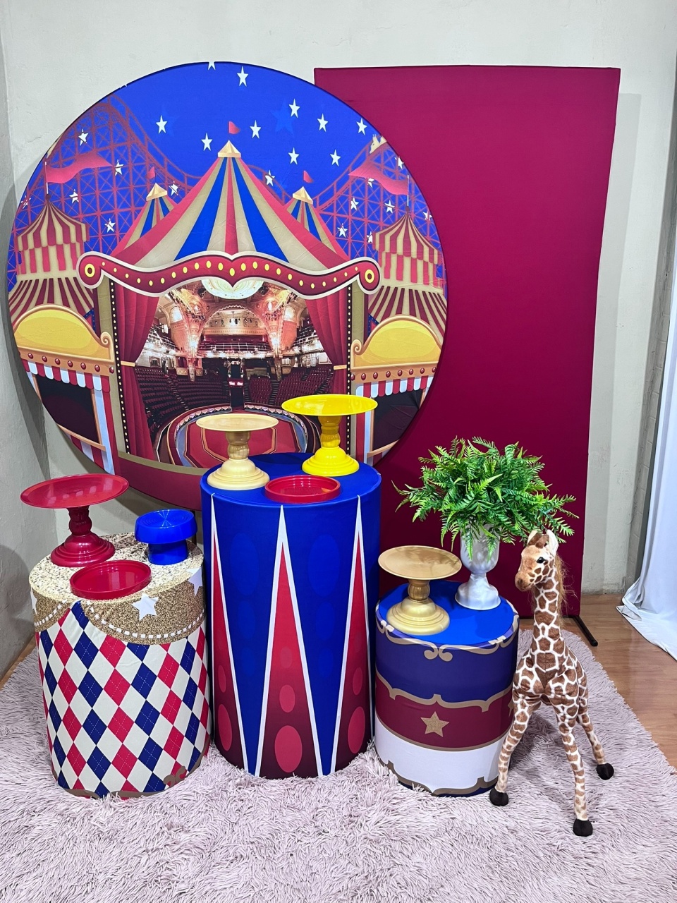 Circo Menino - Festa Completa - Kit Comemore - PEGUE E MONTE CATALAGO VEM FESTEJAR PALMAS