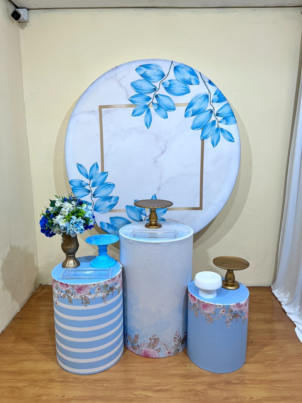 Floral Azul Turquesa - Festa Completa - Kit Festejar (Cópia) - PEGUE E MONTE CATALAGO VEM FESTEJAR PALMAS