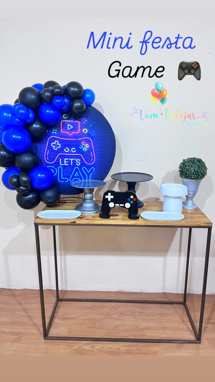 Video Game - Mini Festa - Kit Comemore - PEGUE E MONTE CATALAGO VEM FESTEJAR PALMAS