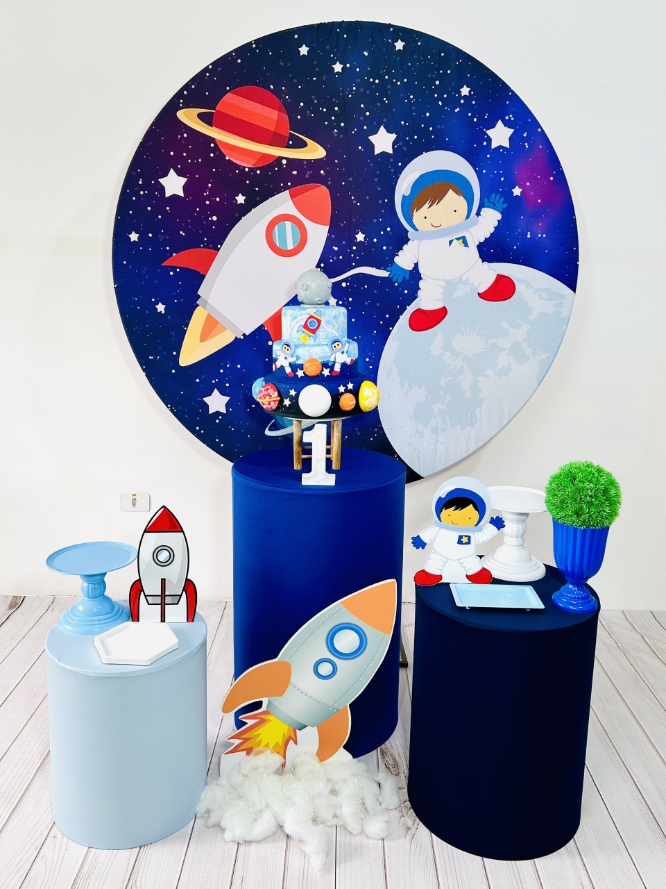 Kit1 Astronauta Foguete - NEW LIFE PEGUE E MONTE