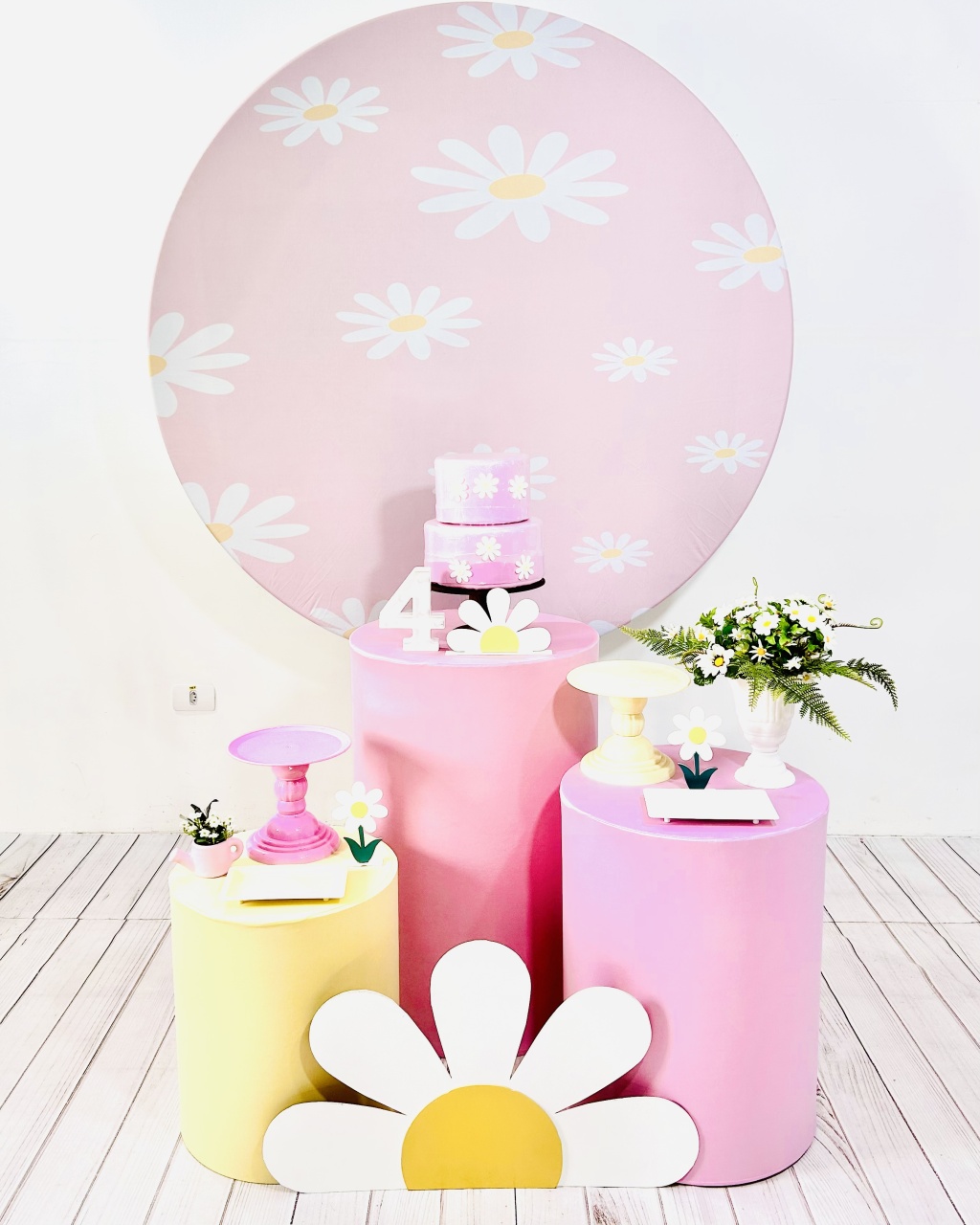 Kit1 Margaridas Rosa  - NEW LIFE PEGUE E MONTE