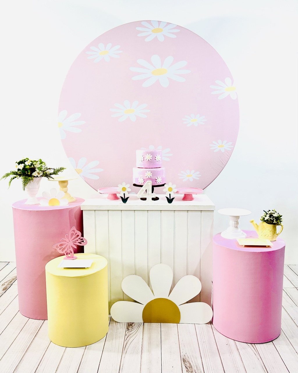 Kit2 Margaridas Rosa  - NEW LIFE PEGUE E MONTE