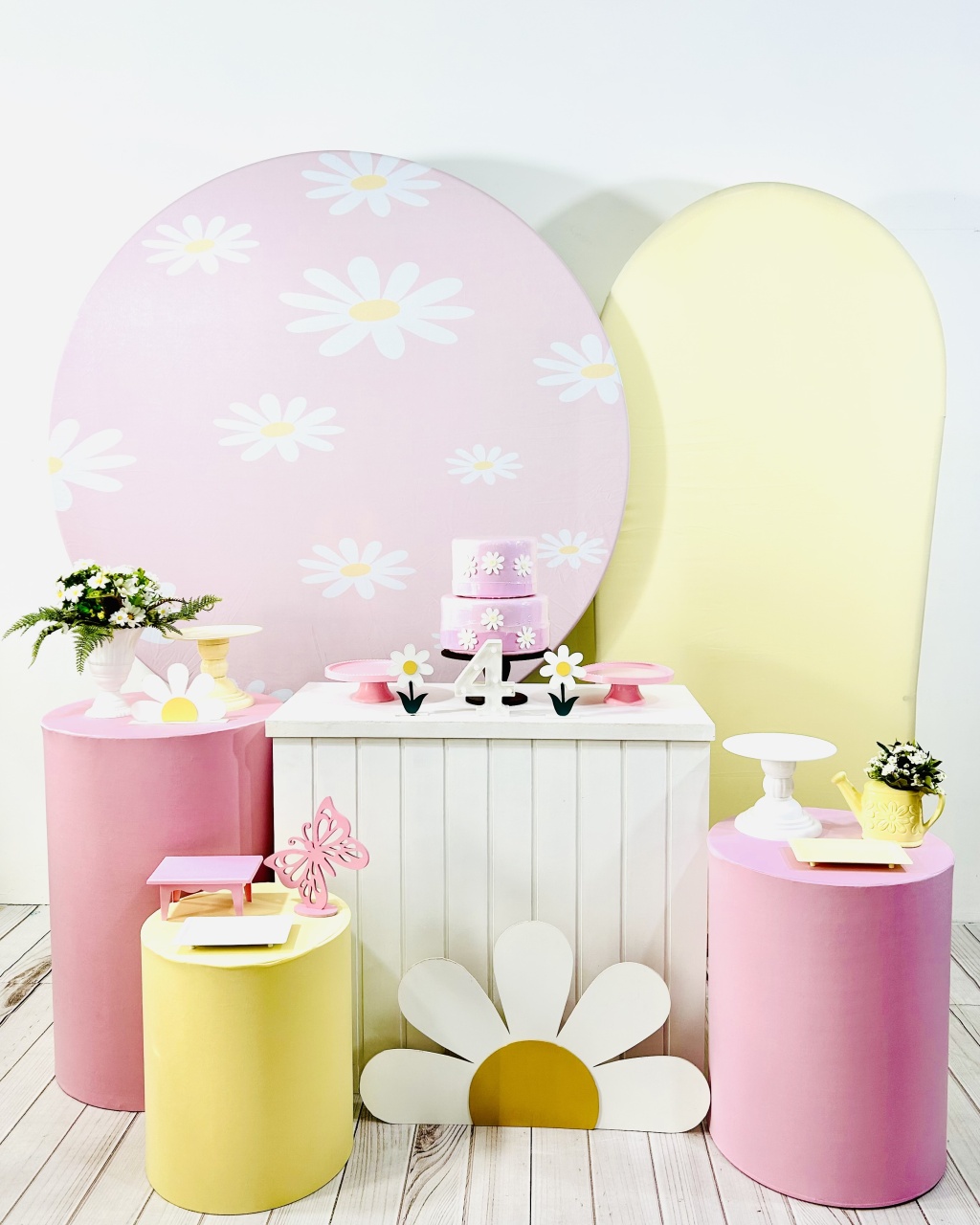 Kit3 Margaridas Rosa  - NEW LIFE PEGUE E MONTE