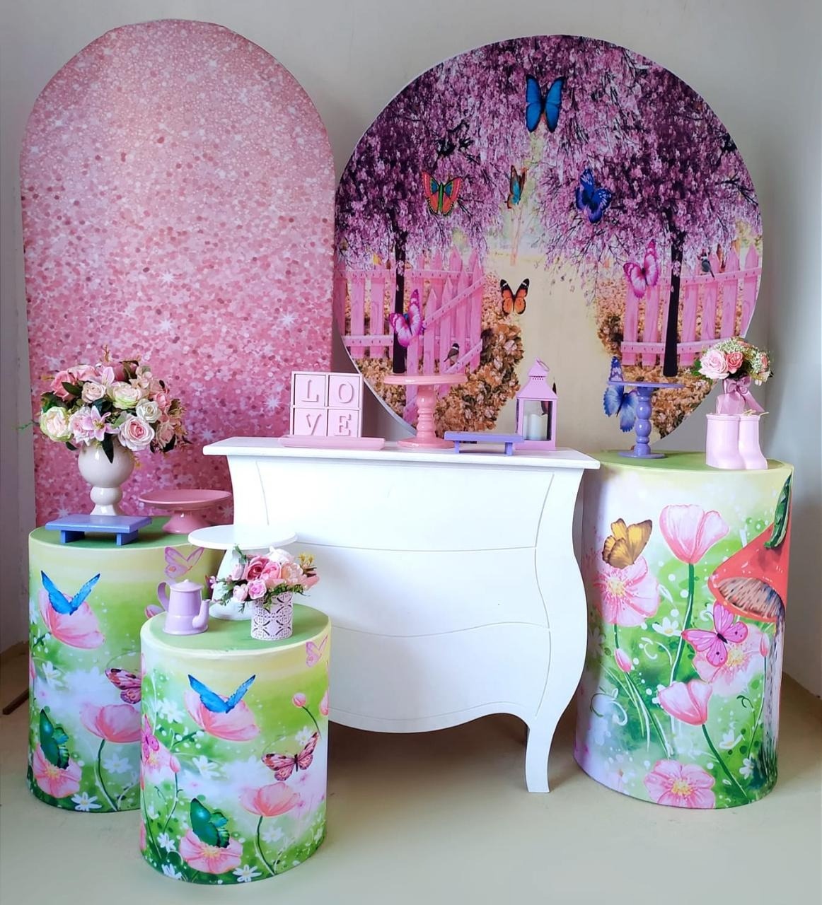 Jardim Borboletas- Kit Diamante - Beca Decorações