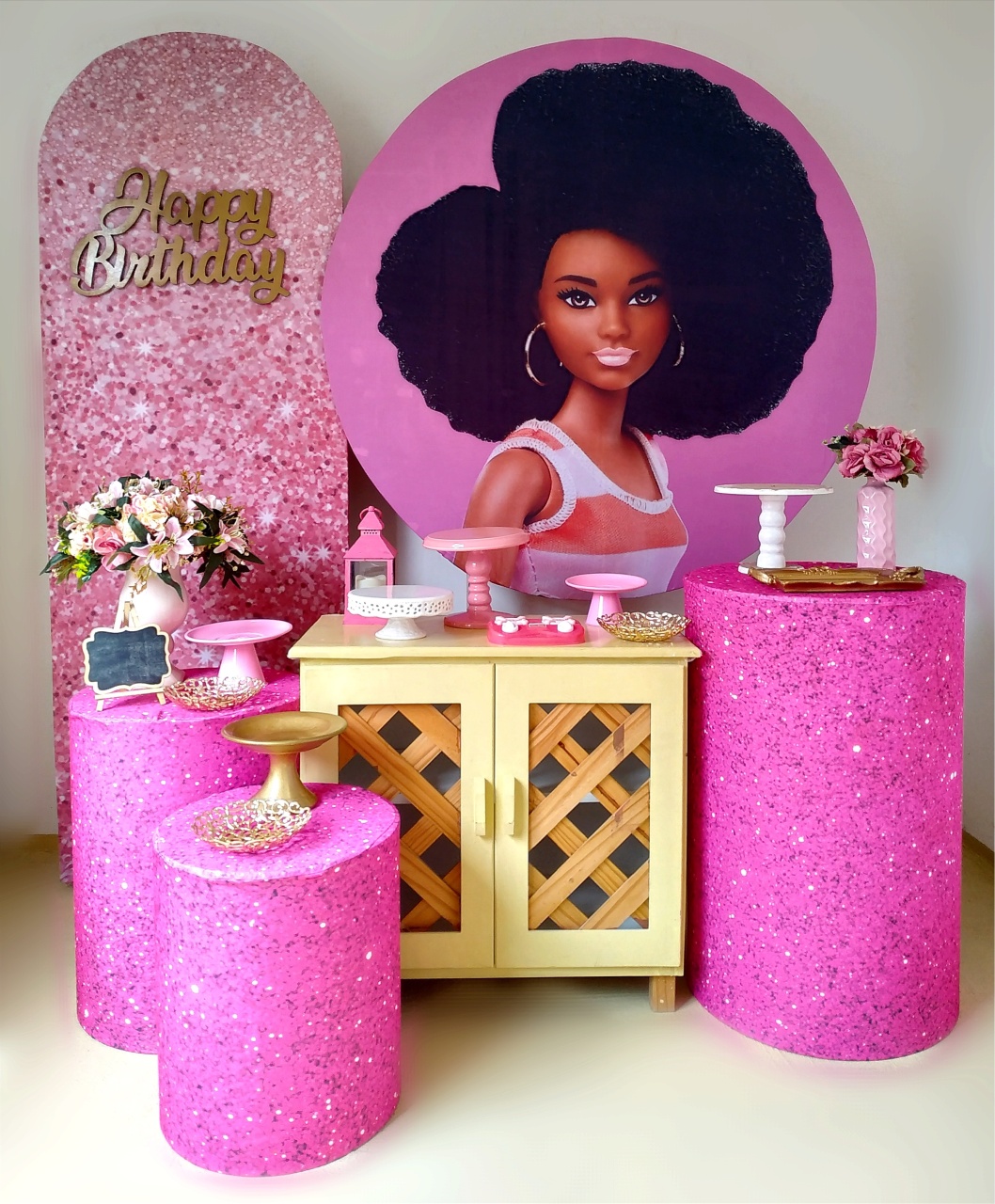Barbie Negra - Kit Diamante 1 - Beca Decorações