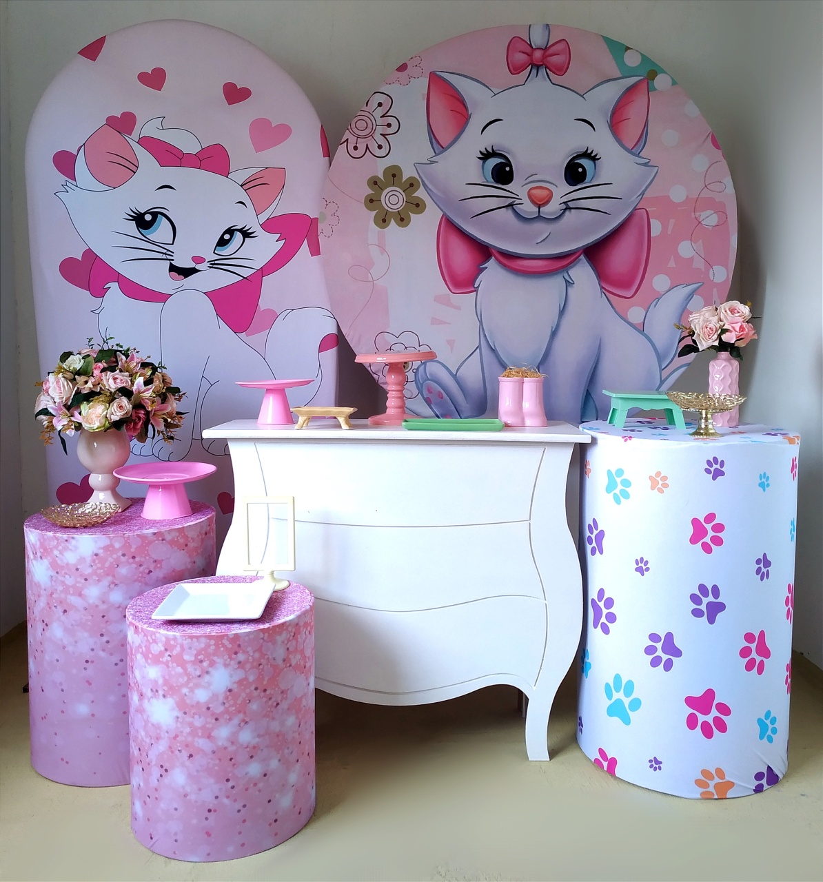 Gata Marie - Kit Diamante  - Beca Decorações
