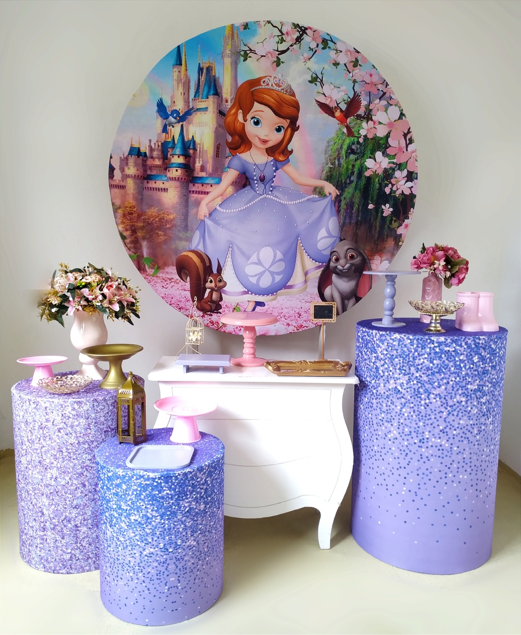 Princesa Sofia - Kit Ouro  - Beca Decorações
