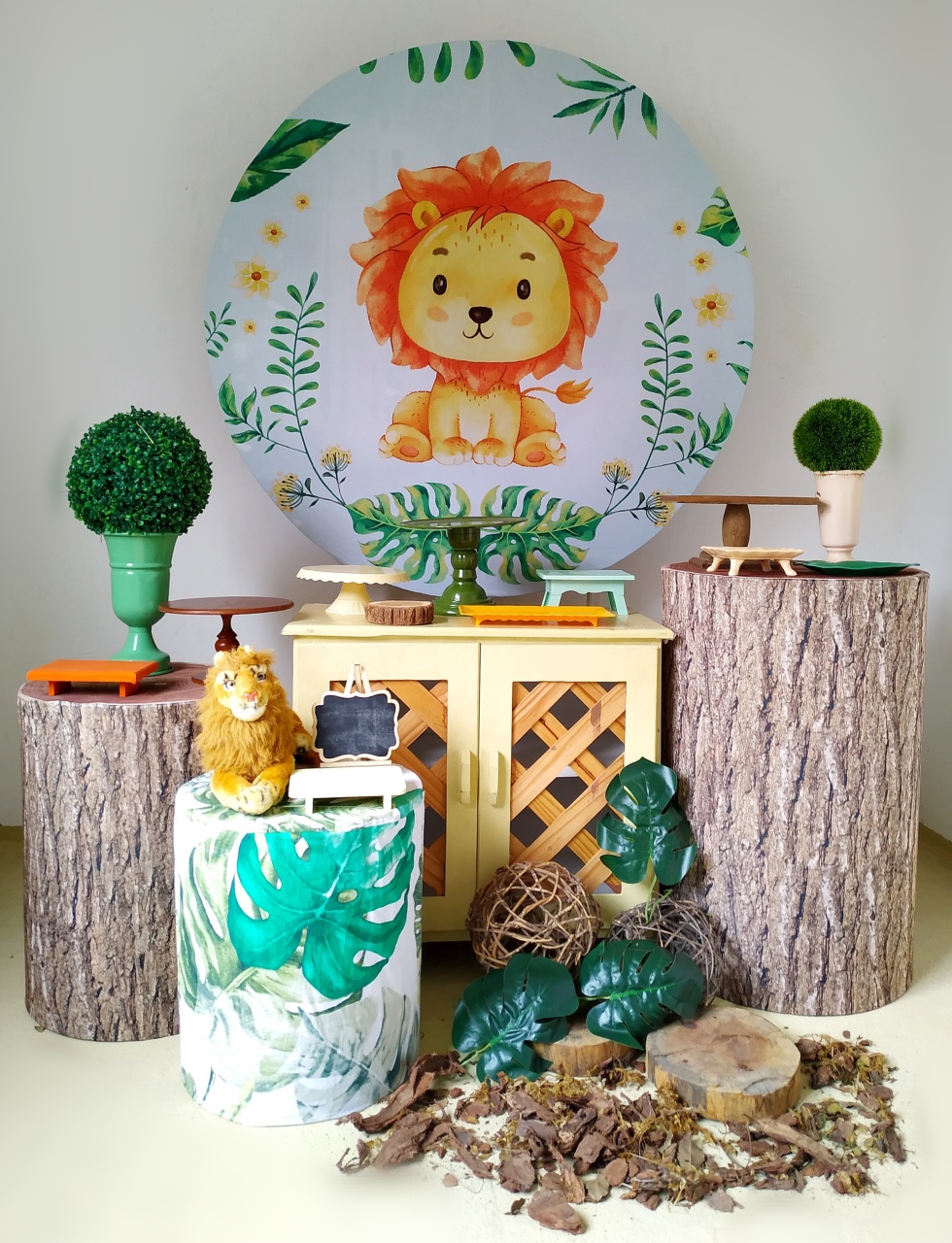 Leãozinho - Kit Ouro - Beca Decorações