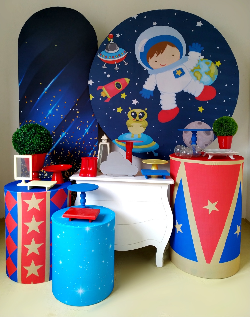 Astronauta - Kit Diamante  - Beca Decorações