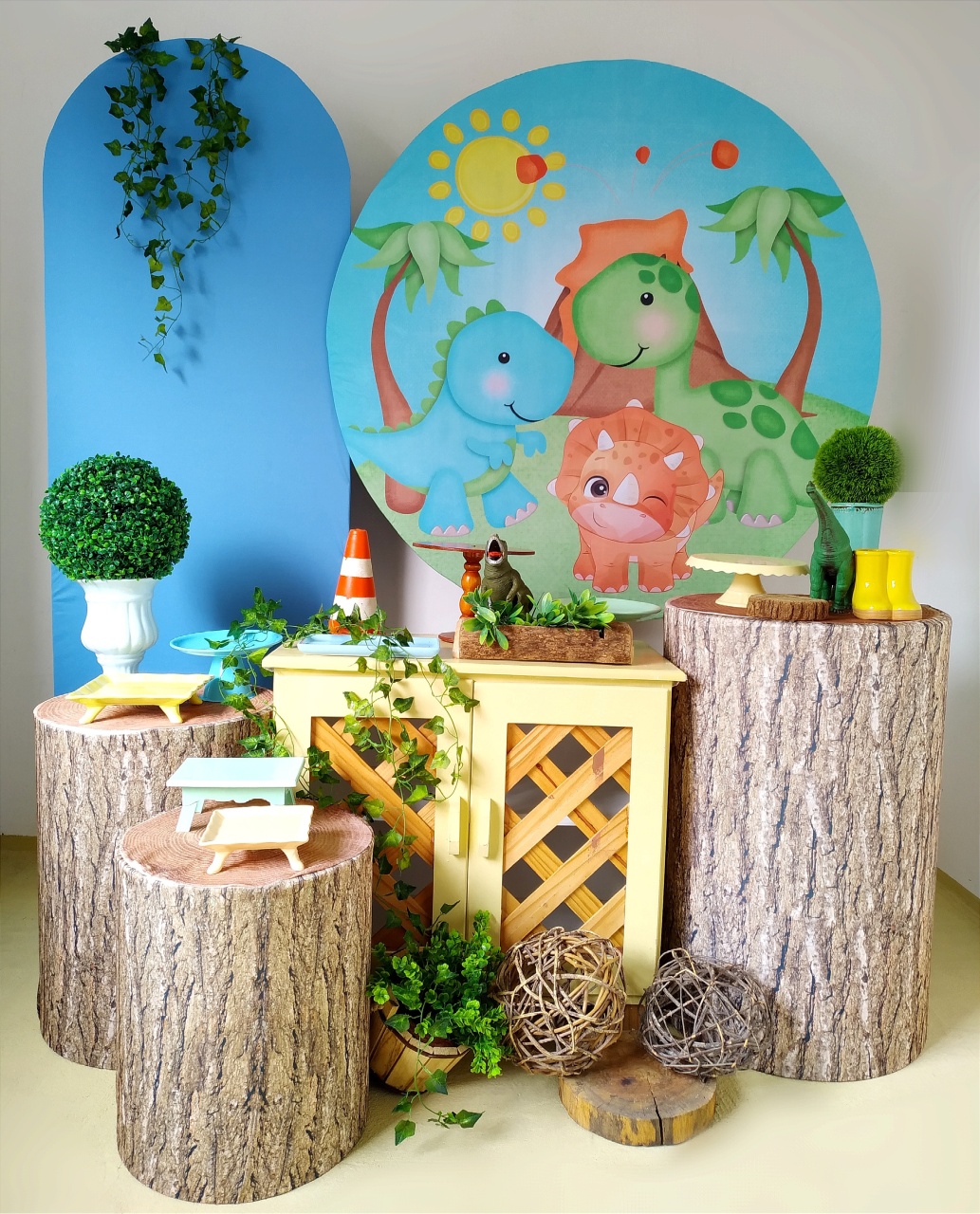Dino Baby - Kit Diamante 1 - Beca Decorações