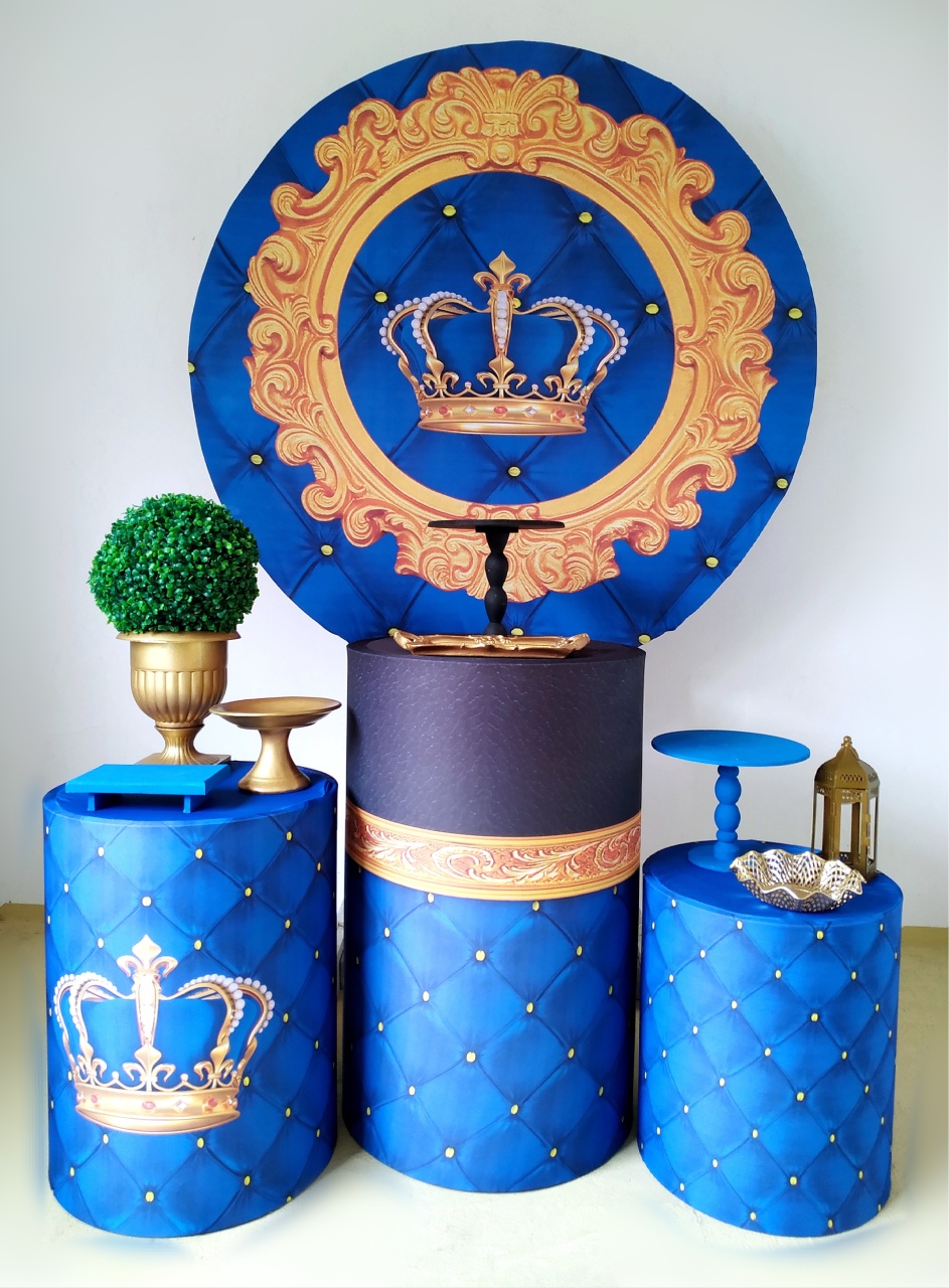 Realeza - Kit Prata  - Beca Decorações