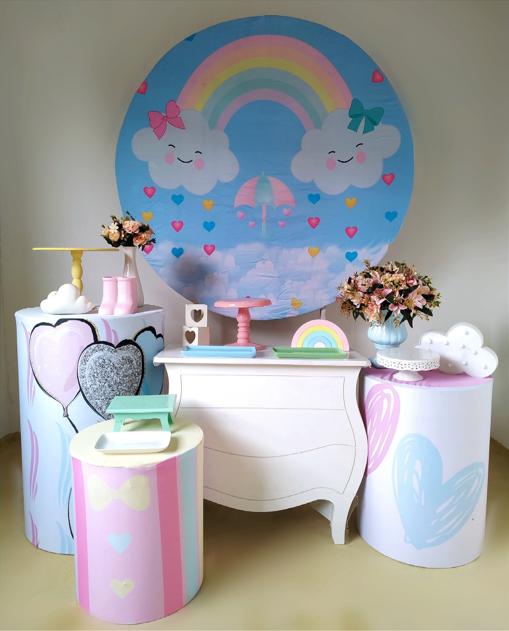 Chuva de Amor - Kit Ouro - Beca Decorações