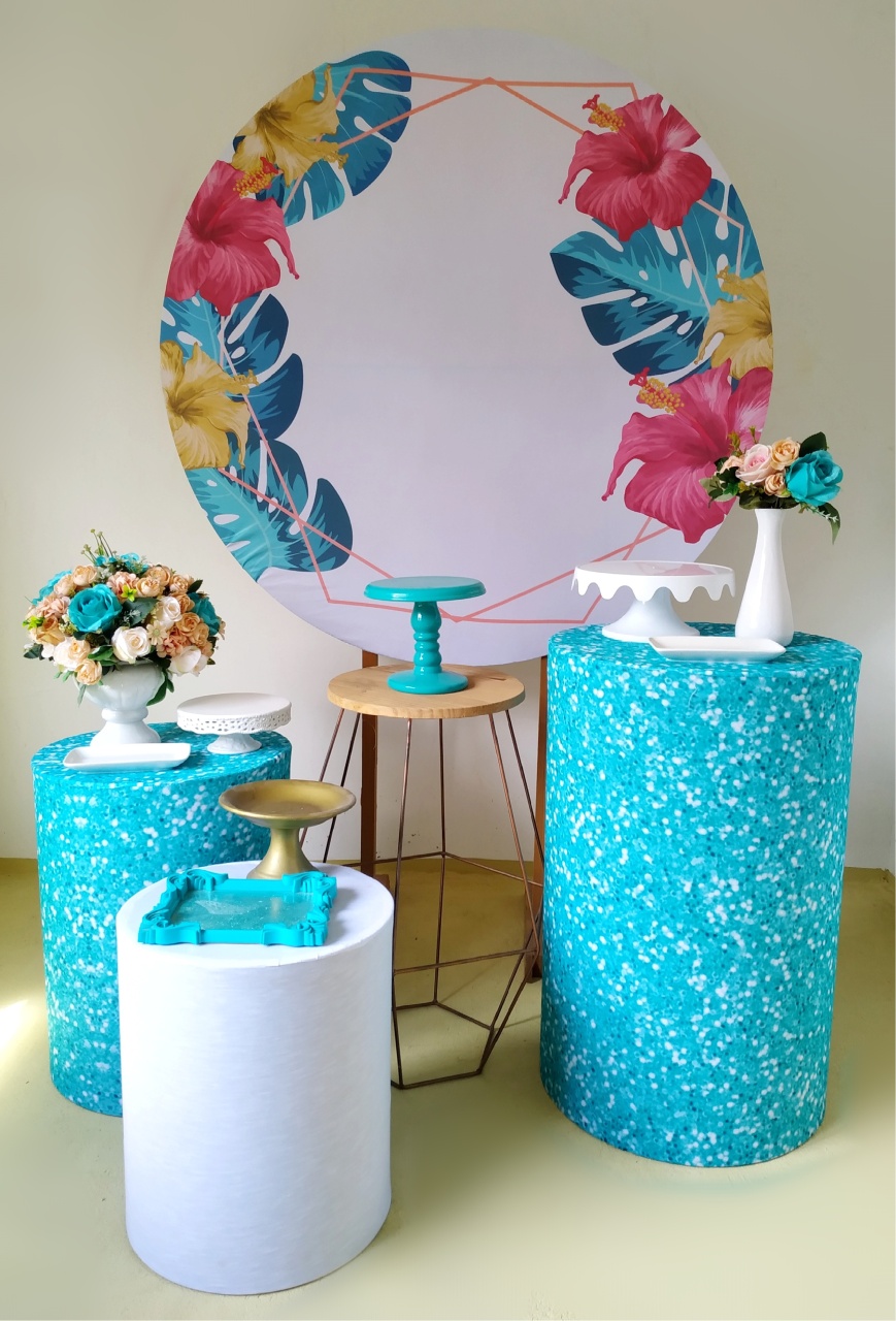 Floral Tifany - Kit Ouro     - Beca Decorações