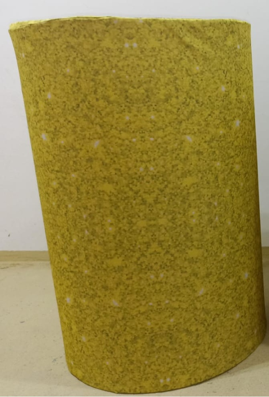  Capa de Cilindro Amarelo Glitter G (Locação) - Beca Decorações