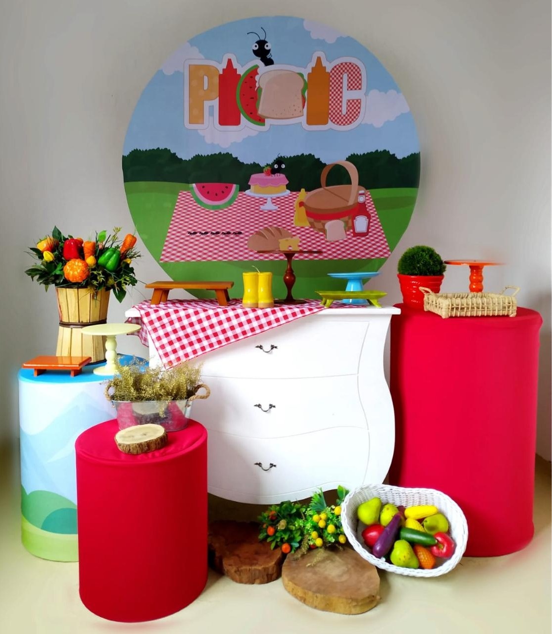 Pic Nic - Kit Ouro - Beca Decorações