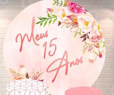 Mini Painel 15 Anos - Beca Decorações