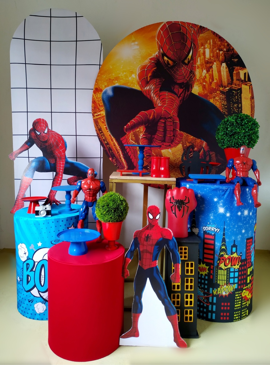 Homem Aranha (Kit Diamante) - Beca Decorações