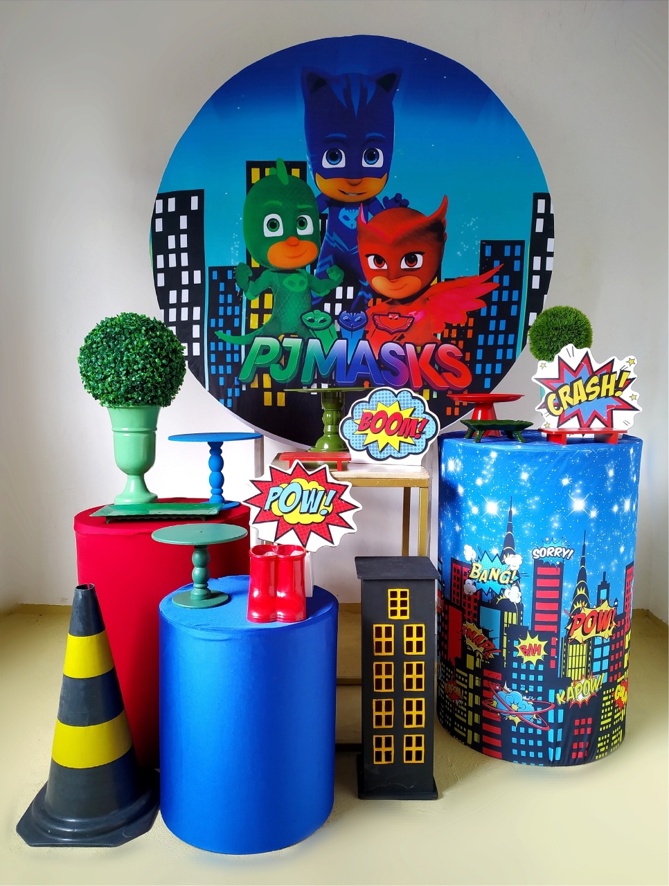 Pj Masks - Kit Ouro - Beca Decorações
