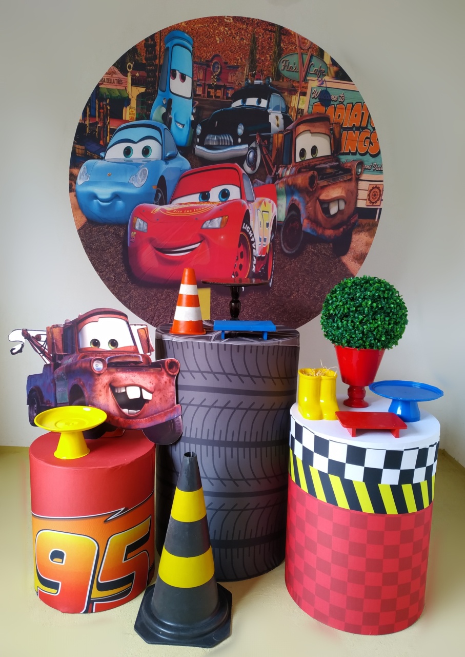Carros - Kit Prata - Beca Decorações