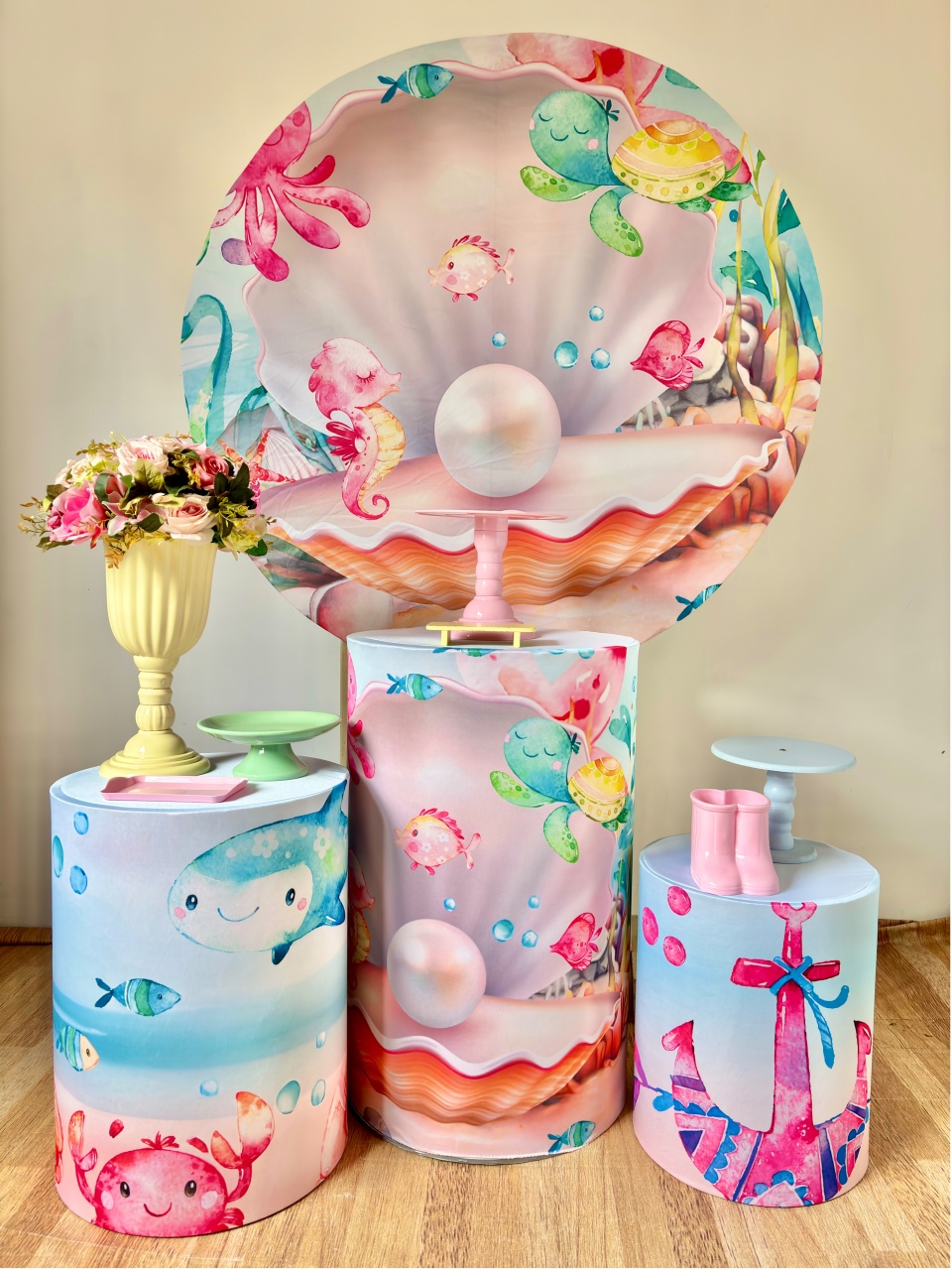 36. Fundo Do Mar Menina ( Kit Prata) - Beca Decorações