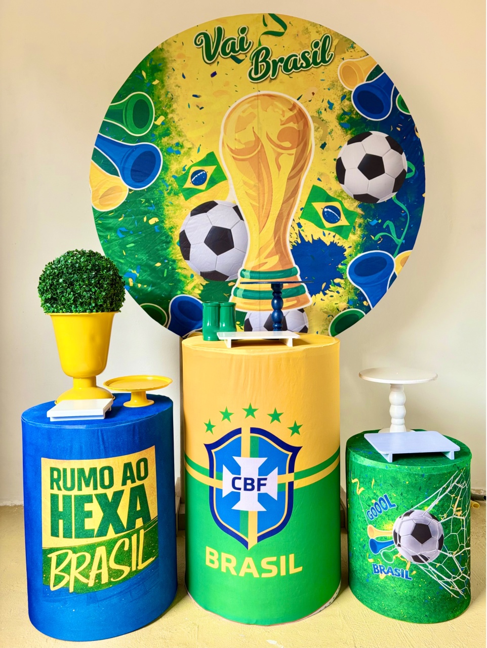 Copa Taça (Kit Prata) - Beca Decorações