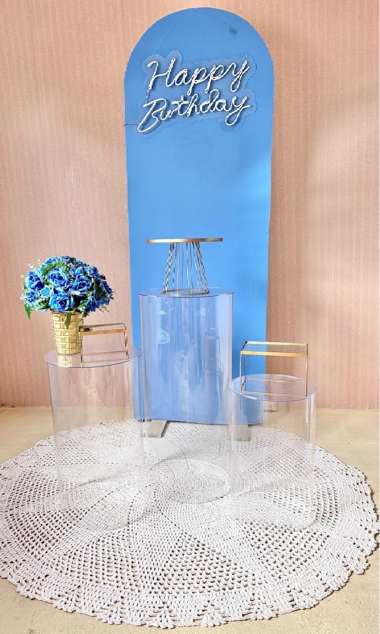Azul Elegante  - Beca Decorações