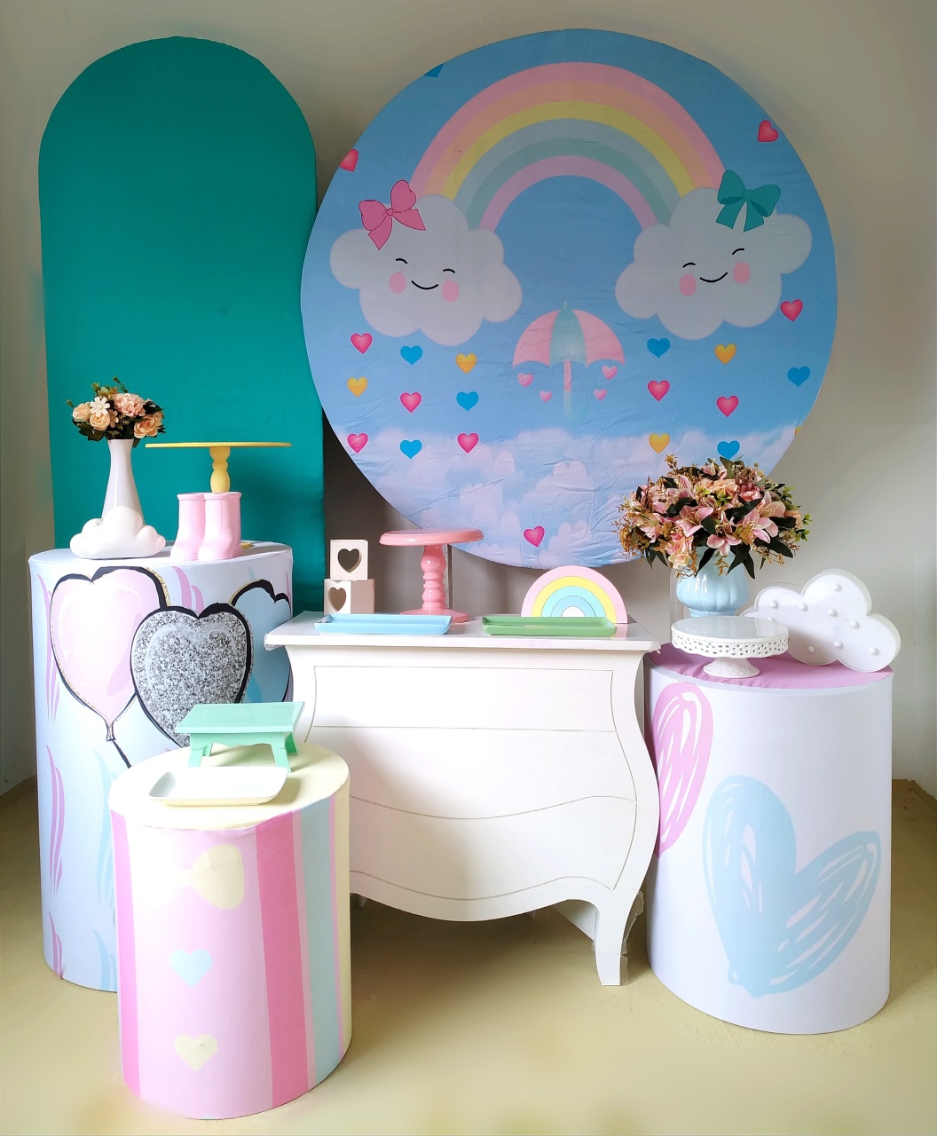 Chuva de Amor - Kit Diamante - Beca Decorações