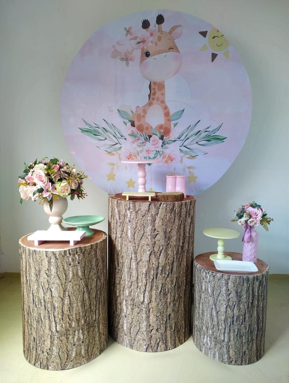 Girafinha - Kit Prata - Beca Decorações
