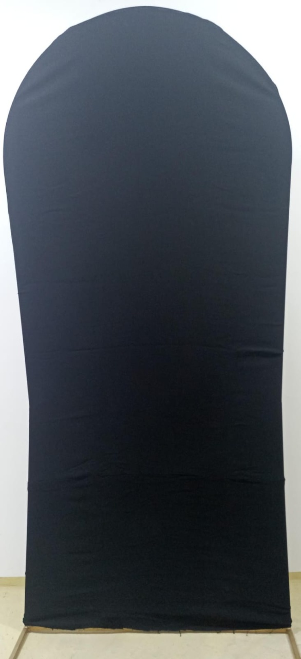  Painel Lateral Preto Liso (Locação) - Beca Decorações