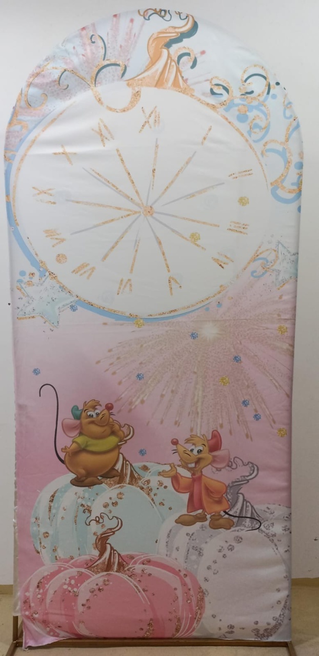 Painel Lateral Cinderela (Locação) - Beca Decorações
