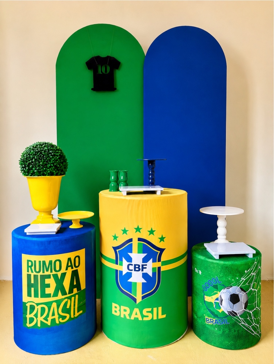 Copa Neutro 2 Painéis (Composição) - Beca Decorações